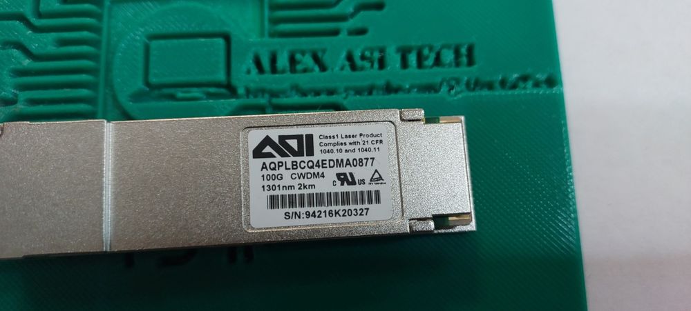 Modul Optic QSFP28 100G Cwdm4 2Km SMF AOI AQPLBCQ4EDMA0877