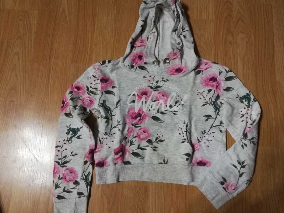 Hanorace cu/fara gluga, pt fete, diferite modele si culori, 10-13 ani