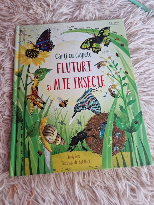 Cărți cu clapete  FLUTURI ȘI ALTE INSECTE