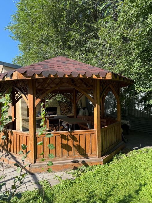 Деревянная беседка 5х5