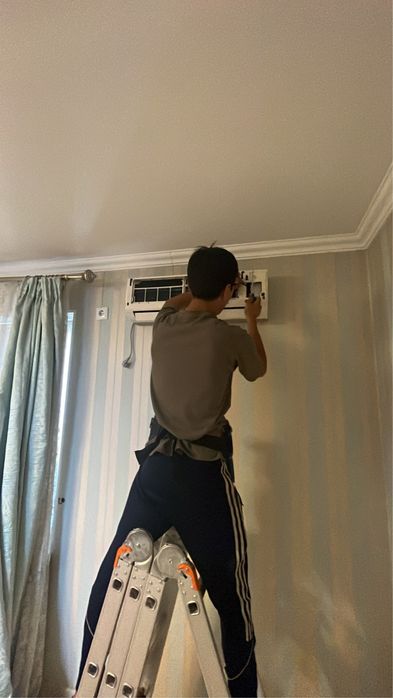 Установка кондиционер