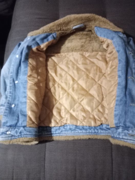 Ватиранo дънковo яке за 5-6г.дете. размер 116