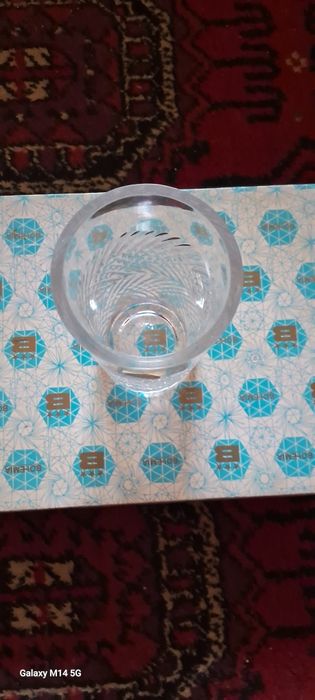 Новая Оригинал хрустальная ваза Богемия Чехия