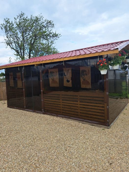 Inchderi terase / foisoare cu folie cristal