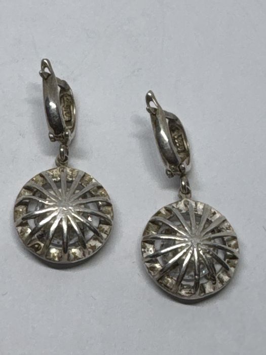 сребърни дамски обеци 7.26гр 925