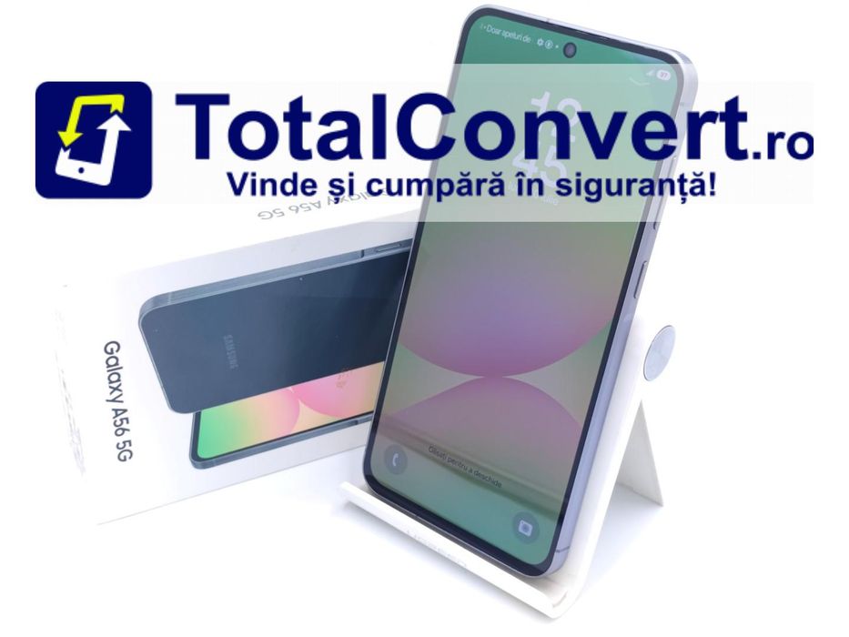 Samsung A56 128GB Awesome Graphite 8GB, Garantie 24 luni | #D94567