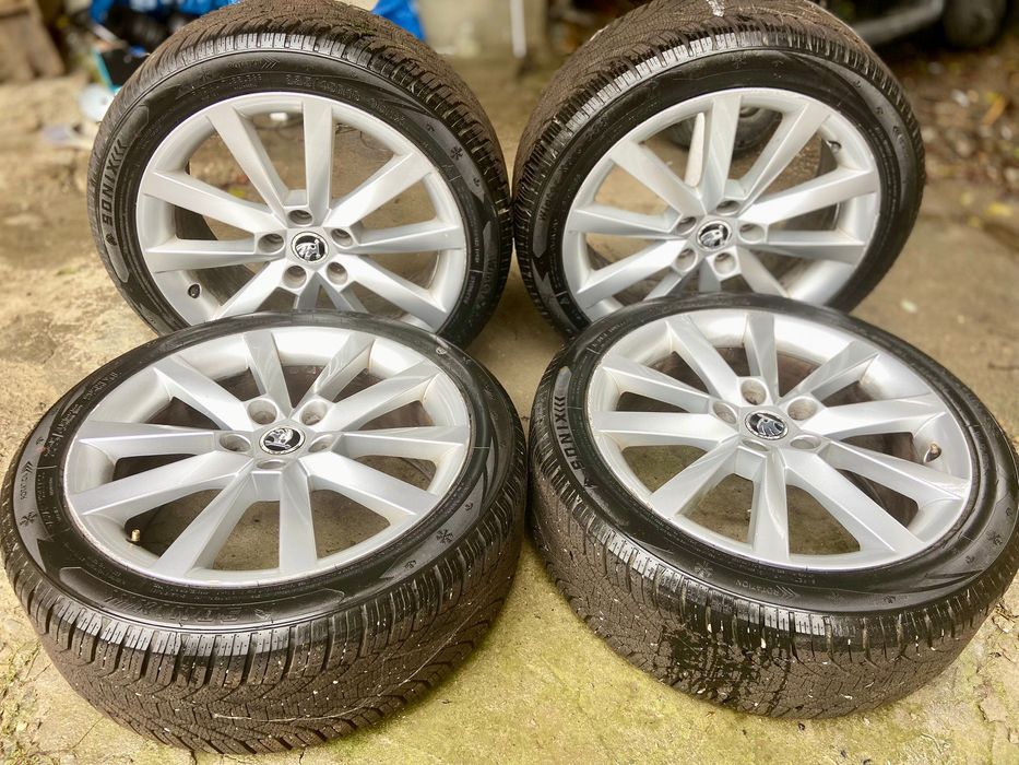 Vând jante aluminiu+cauciucuri