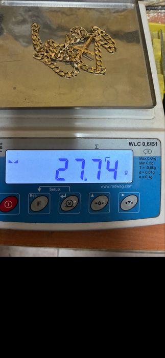 Златен синджир с кръст