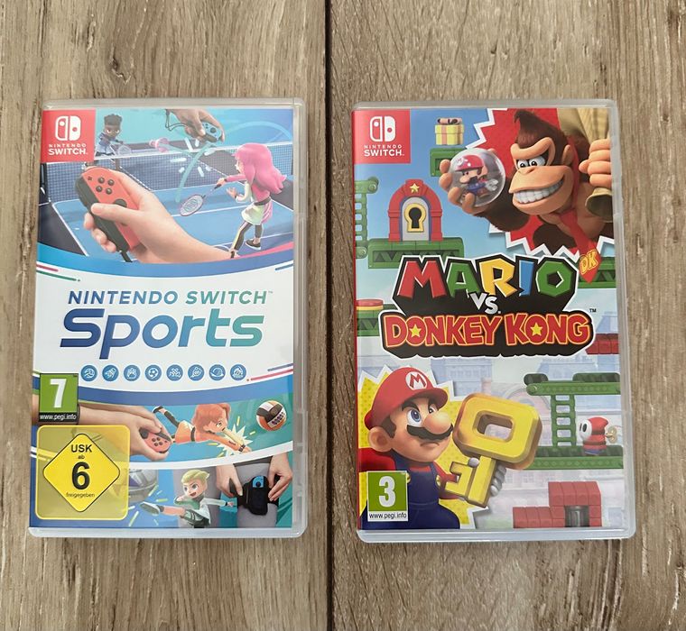 Nintendo switch sports & Mario vs Donkey Kong