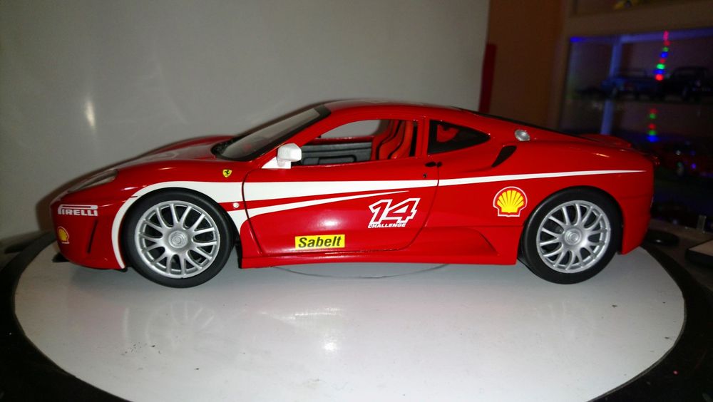 Ferrari F430 challenge,1:18 Hot wheels Mattel