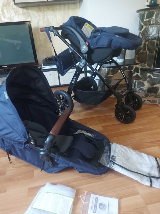 Kinderkraft XMOOV 3în1 multifuncțional ca Nou+ scaun auto +Scoica