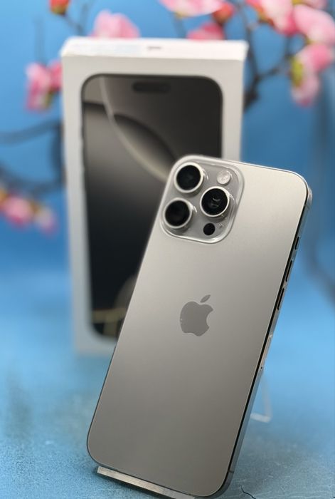 ПЕРФЕКТЕН!!! Apple iPhone 16 Pro Max, 256GB, 5G, Natural Titanium