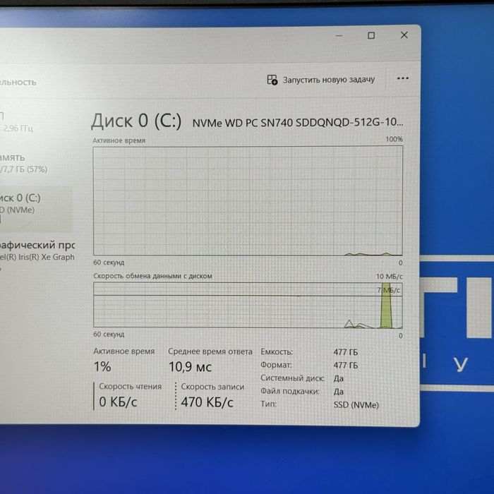Ноутбук | i5-1235u | ram 8 | ssd 256