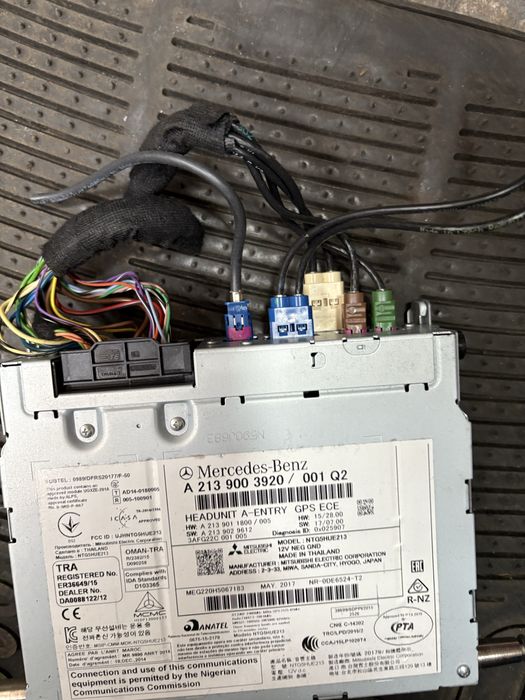 Mercedes w213 Gps навигация радио