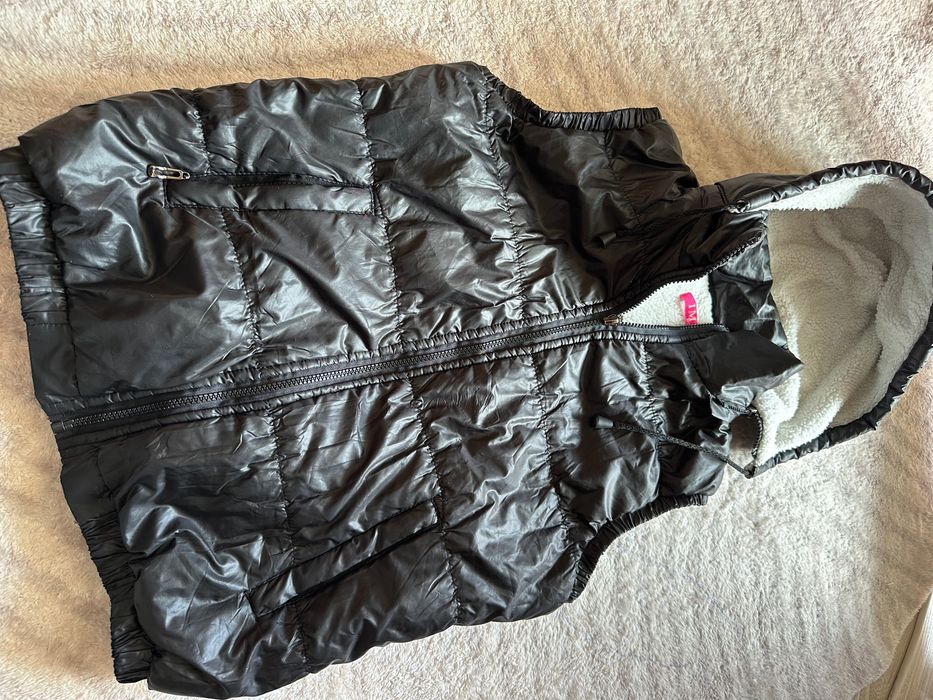 Черен зимен елек