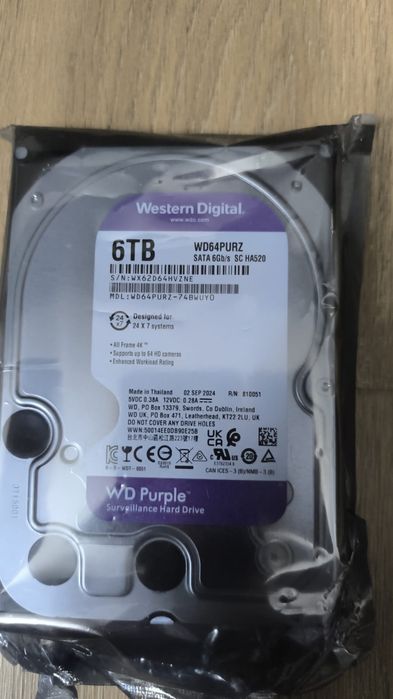 Продам жёсткий диск 6 TB