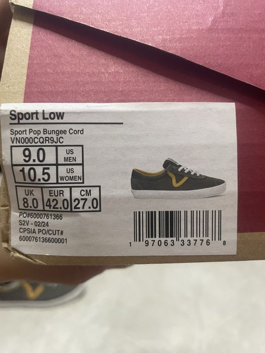 Обувь vans sport low