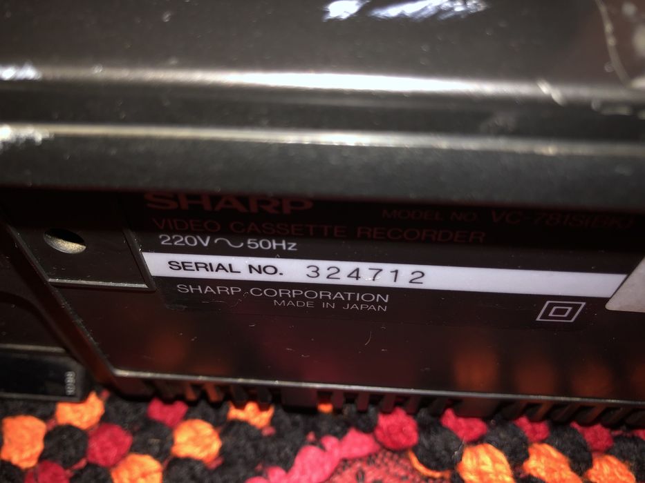 Видео рекордер Sharp VC-781