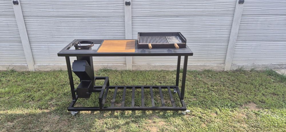 Ansamblu gratar si soba racheta