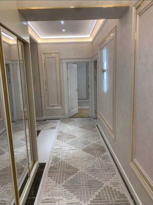 Мирзо Улугбек орр Буюк Ипак Йули 3х ком 87м2 Евро ремонт Мебель;