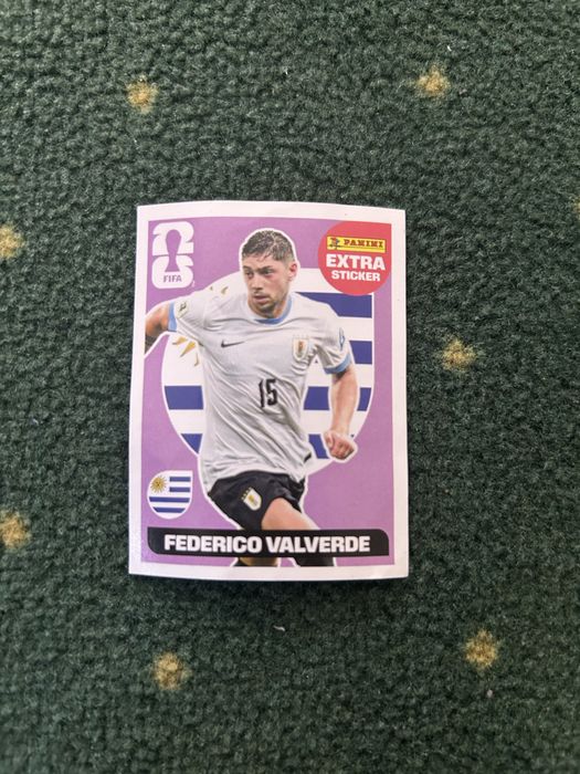 Extra Sticker World Cup Valverde Purple(UITATI-VA IN DESCRIERE VA ROG)