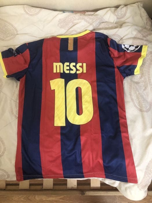 Футболка барселона футбольная месси