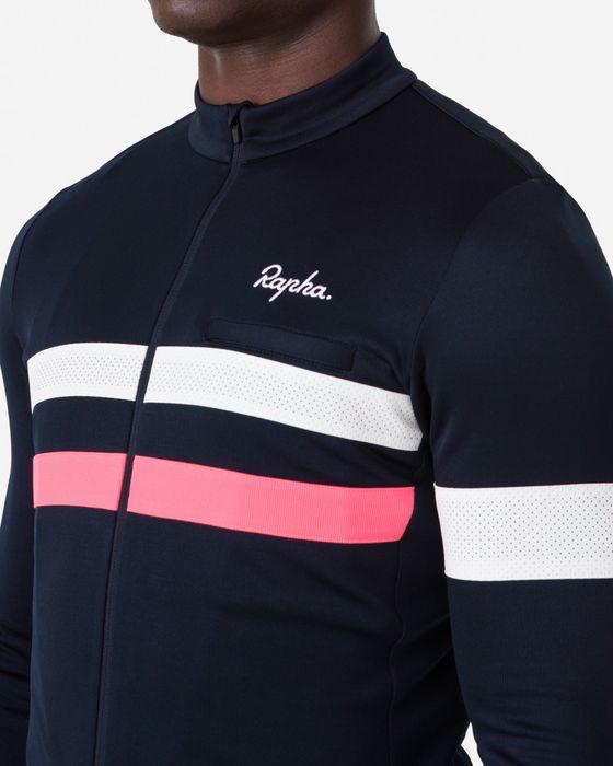 RAPHA Long Sleeve Brevet Jersey : Вело джърси размер Л / Оригинал