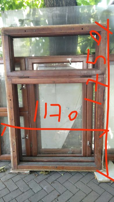 деревянные окна и двери б/у