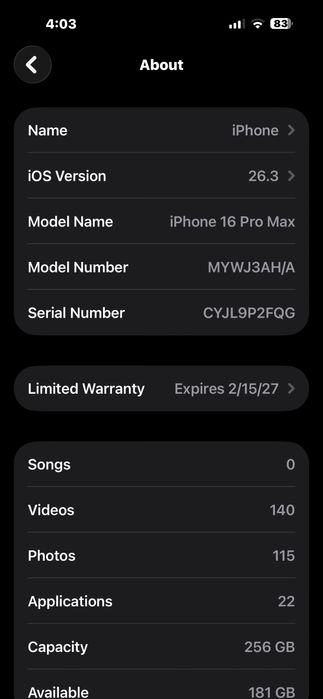 iPhone 16 Pro Max 256GB disert yangi 1 oy ishlatilgan holat ideal