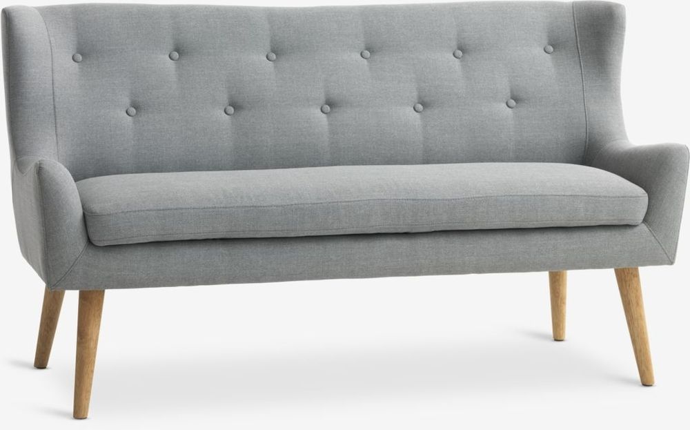 SVELVIK
Диван SVELVIK 2-местен светлосив текстил/натурал