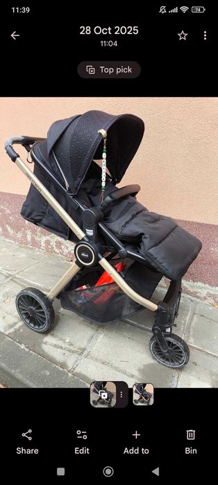 Chicco количка Best Friend Pro, Black комбинирана