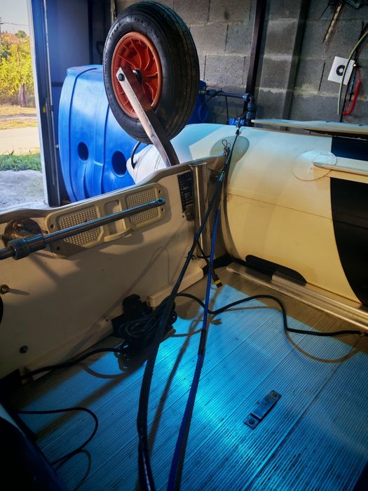 Лодка Zander 3,30m. с конзола,алум. под сонар и двиг.Merkury 6 Hp