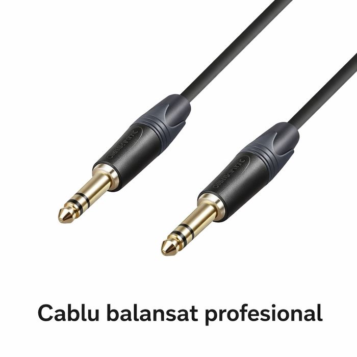 Cabluri audio XLR, JACK, balansate, rca,  făcute manual, profesionale