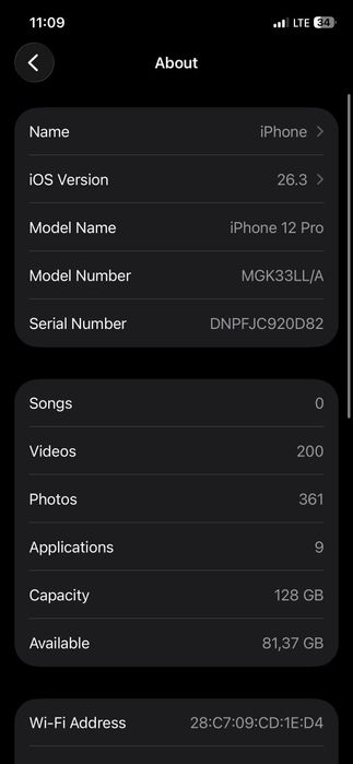 Iphone 12 pro telefoni