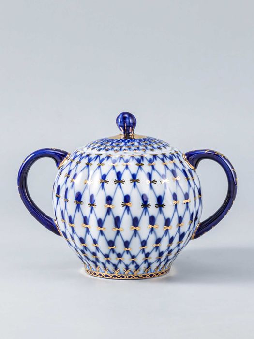 Кофейный сервиз "Кобальтовая сетка" (20 предметов) (6 персон).