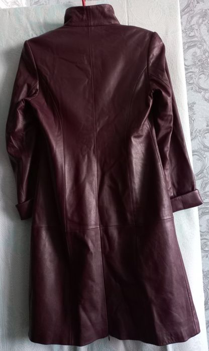 Продам кожаный плащ- суртук