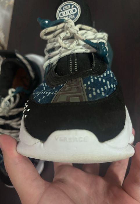 versace chain reaction blue and black