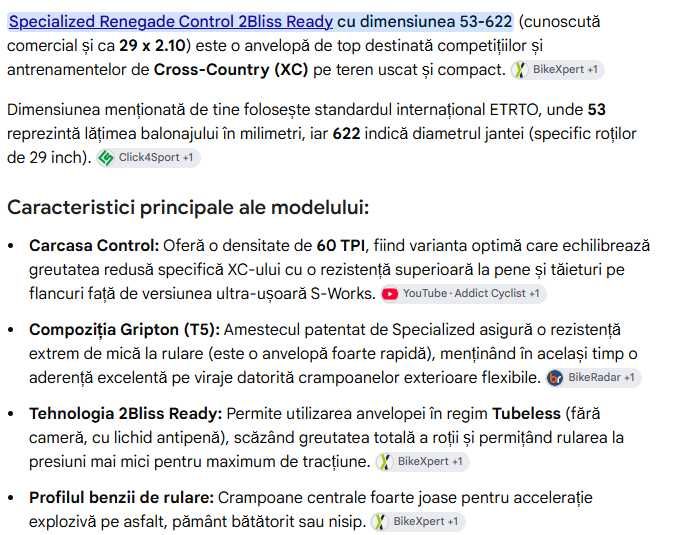 Cauciucuri Specialized Renegade 29x2.1 (53mm)