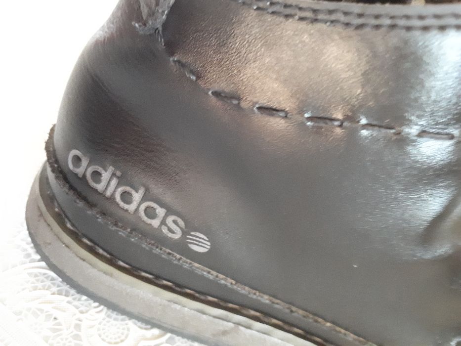 Ботинки мужские черные кожаные