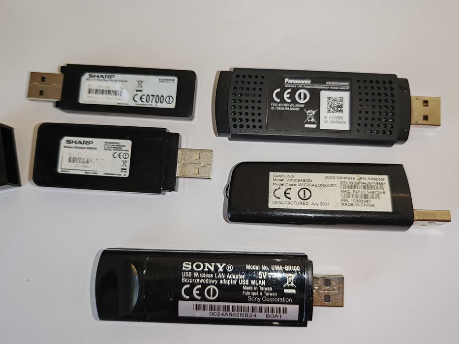 Adaptor wireless Samsung Sharp Panasonic Sony UWA-BR100 USB WLAN