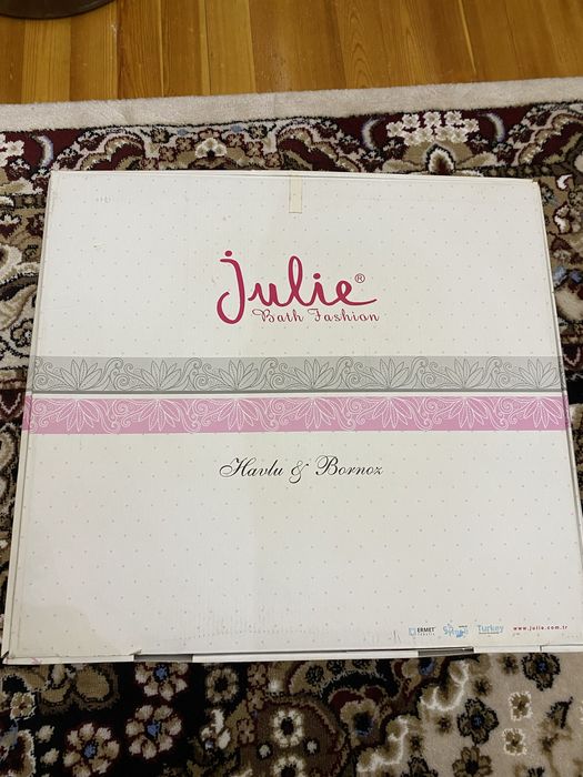 Банный халат с полотенцем