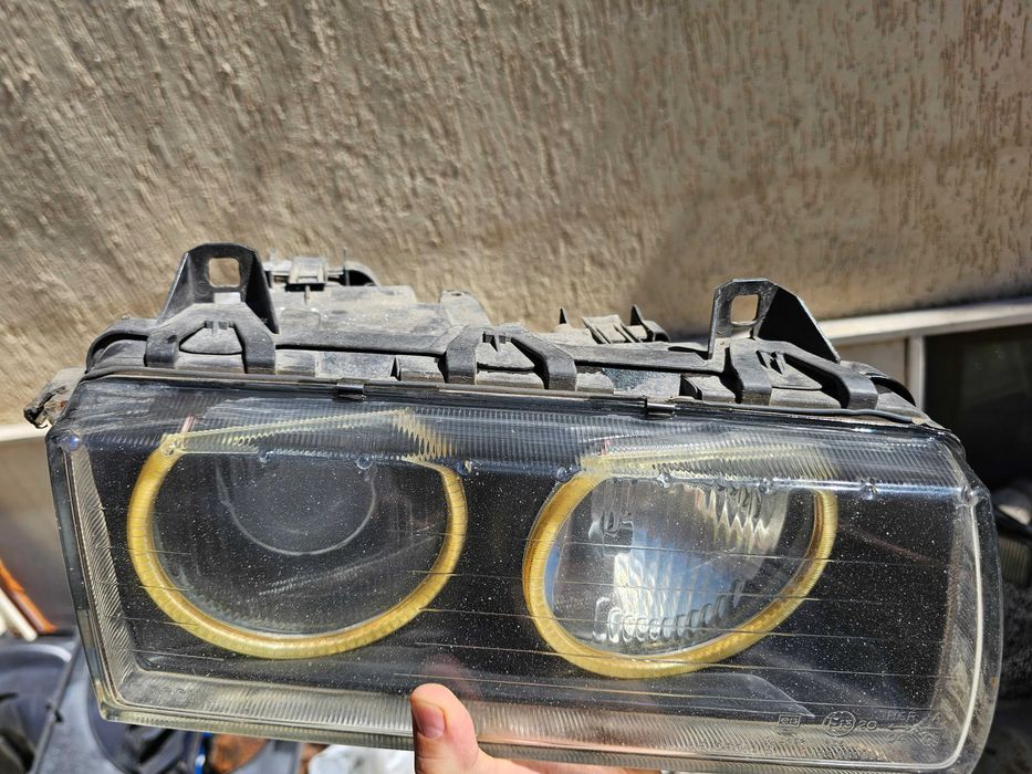 бмв е36, километраж, задна броня, подкалници, фарове, греди за тавана