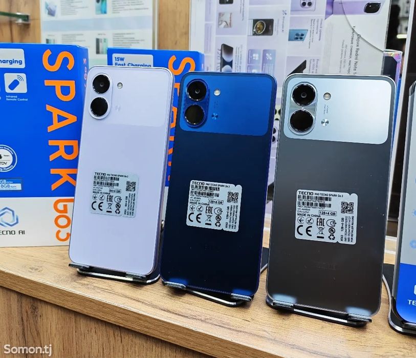 New! Новый! Tecno Spark Go 3 (4+4/64Gb | 4+4/128Gb) | Bepul Dostavka !
