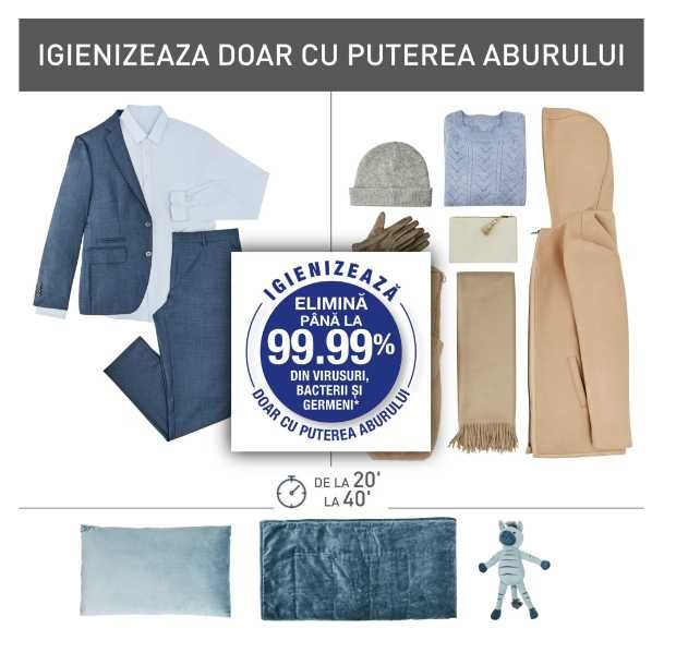 aparat de calcat si igienizat vertical tefal YT4050E1