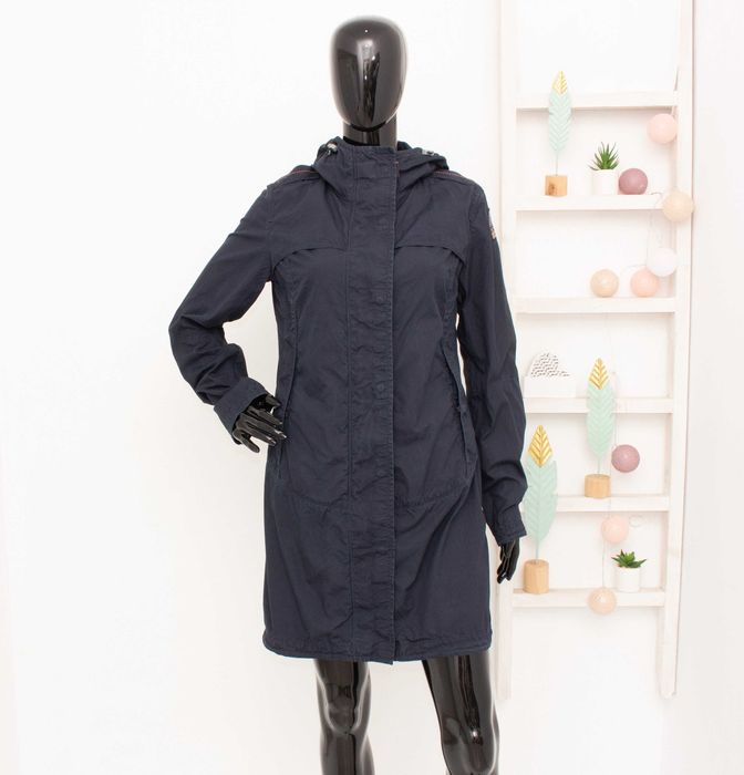 PARAJUMPERS оригинално дамско яке синьо памук windstopper тренч М