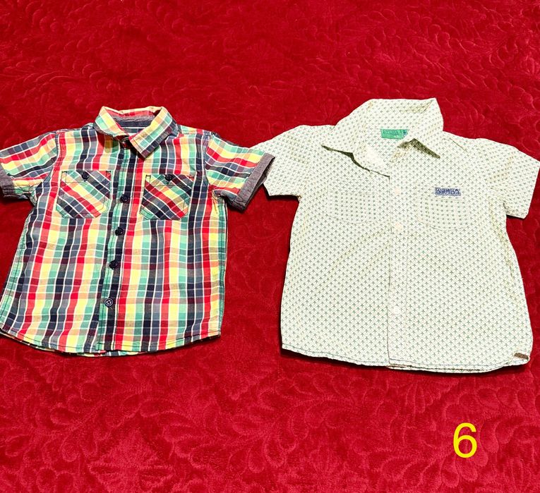 Camasi bumbac, ca noi, multicolor, petrecere, serbare, copii,  2-5 ani