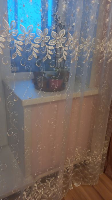 Продам тюль с рисунком