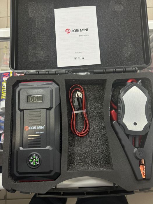 Pewer bank. Бустер. Зарядно пусковое  устройсство.  Пусковые провод