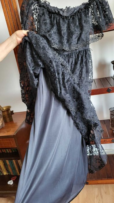 Rochie dantela neagra, eleganta, mar S