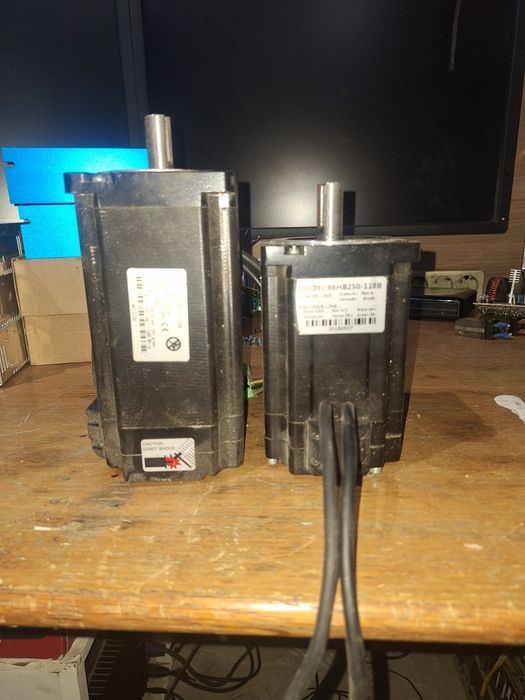 Set CNC motor pas cu pas NEMA34 closed loop 8Nm 12Nm driver + sursă